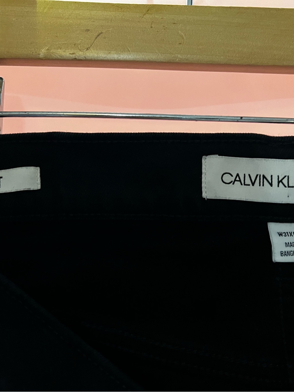 Calvin Klein Men's Straight Jeans Black - Picture 4 of 4